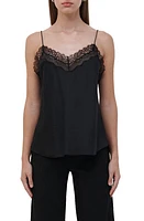 Simkhai Erika Stretch Silk Camisole Black at Nordstrom,