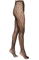 Stems Animal Spot Fishnet Tights in Black at Nordstrom