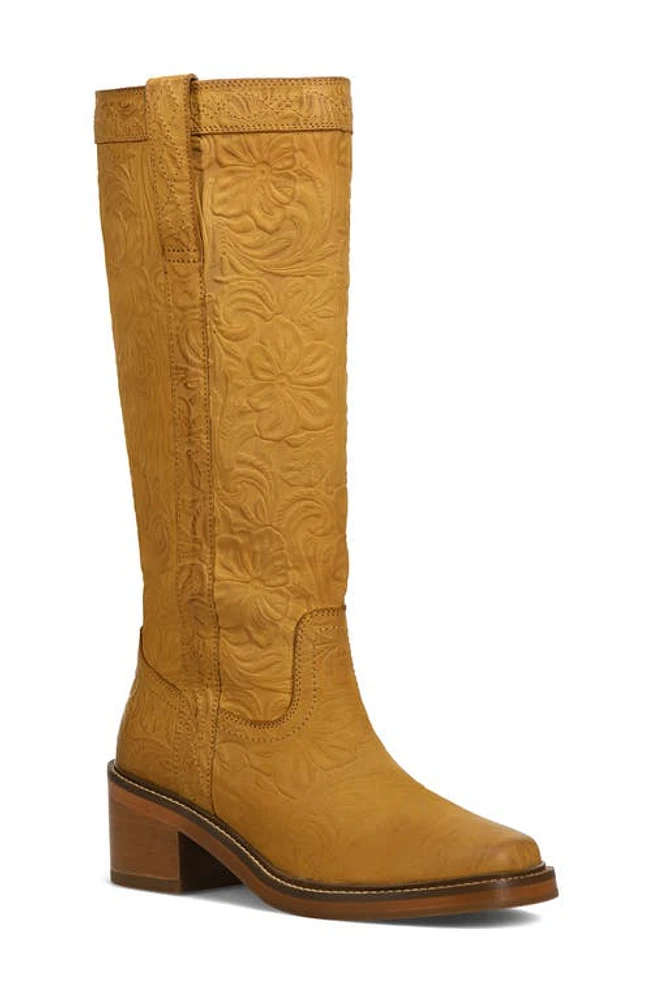 Frye Kate Block Heel Boot Marigold Floral at Nordstrom,