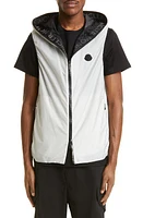 Moncler Pakito Water Repellent Nylon Hooded Vest Ice at Nordstrom,