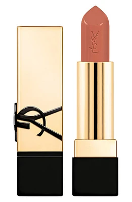 Yves Saint Laurent Rouge Pur Couture Caring Satin Lipstick with Ceramides in Nude Muse at Nordstrom