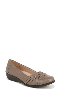 LifeStride Incredible Wedge Flat Taupe at Nordstrom,