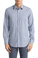 Paul Smith Tailored Fit Floral Cotton Dress Shirt at Nordstrom,