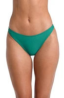 L'AGENCE Jean Bikini Bottoms in Emerald at Nordstrom, Size X-Large