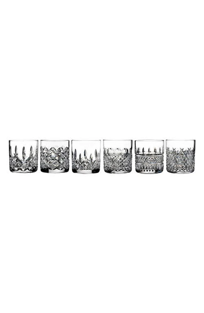 Waterford Lismore Connoisseur Heritage Set of 6 Straight Sided Lead Crystal Tumblers in Clear at Nordstrom