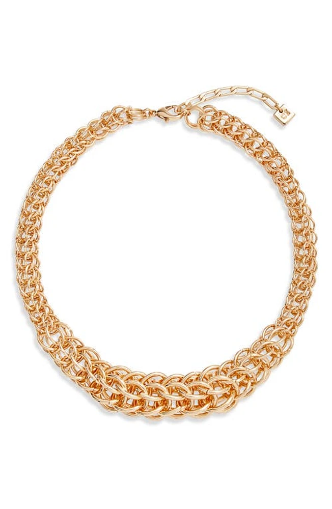 Open Edit Interlocking Chain Necklace in Gold at Nordstrom