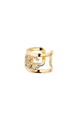 Dolce & Gabbana Crystal Embellished Logo Ear Cuff Gold at Nordstrom,