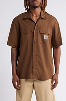 Carhartt Work Progress Craft Short Sleeve Button-Up Shirt at Nordstrom,