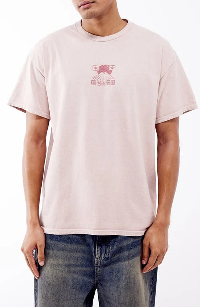 BDG Urban Outfitters Osaka Mountain Graphic T-Shirt Pink at Nordstrom,