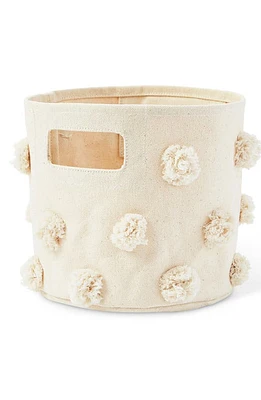 Pehr Pompom Mini Canvas Bin in Natural at Nordstrom