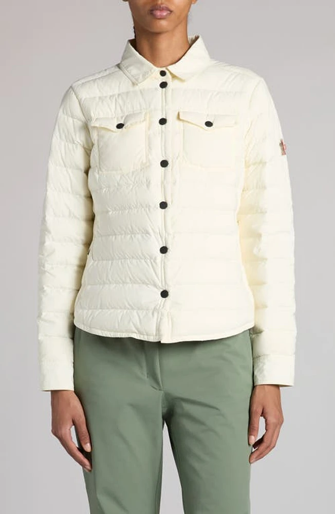 Moncler Grenoble Rozes Day-Namic Quilted Down Shirt Jacket Sand at Nordstrom,