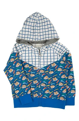 Miki Miette Kids' Wild Thing Mix Print Zip-Up Hoodie Wildthing at Nordstrom,