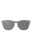 Oakley Frogskins Lite 63mm Oversized Round Sunglasses in Blackblue at Nordstrom