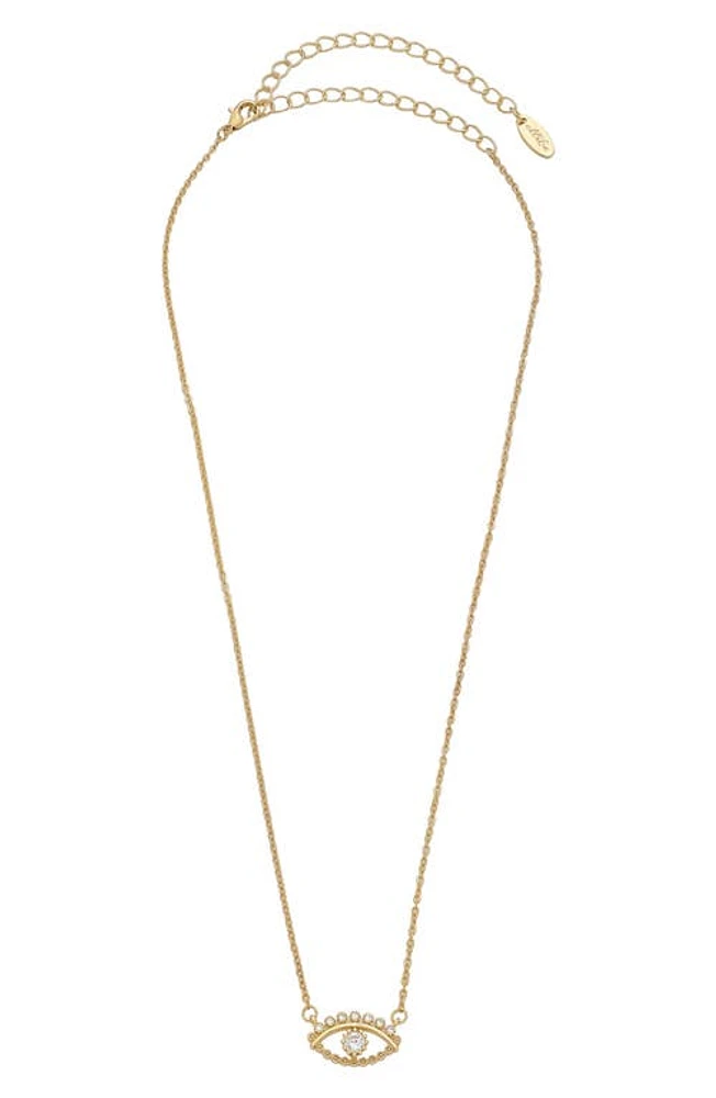 Ettika Evil Eye Pendant Necklace in Gold at Nordstrom