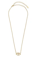 Ettika Evil Eye Pendant Necklace in Gold at Nordstrom