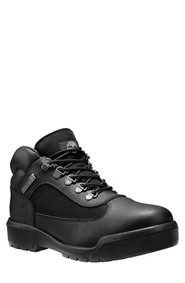 Timberland Field Waterproof Hiking Boot Black/Black at Nordstrom,