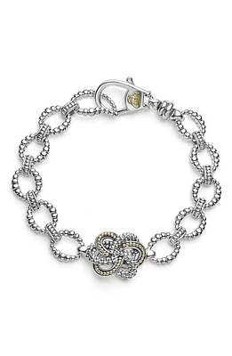 LAGOS Love Knot Pendant Bracelet in Two-Tone at Nordstrom