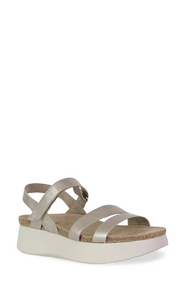 Munro Juniper Sandal Taupe Metallic at Nordstrom,