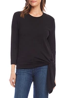 Karen Kane Tie Hem Crewneck Top at Nordstrom,