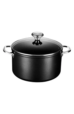 Le Creuset 6.3-Quart Toughened Nonstick PRO Stockpot in Black at Nordstrom