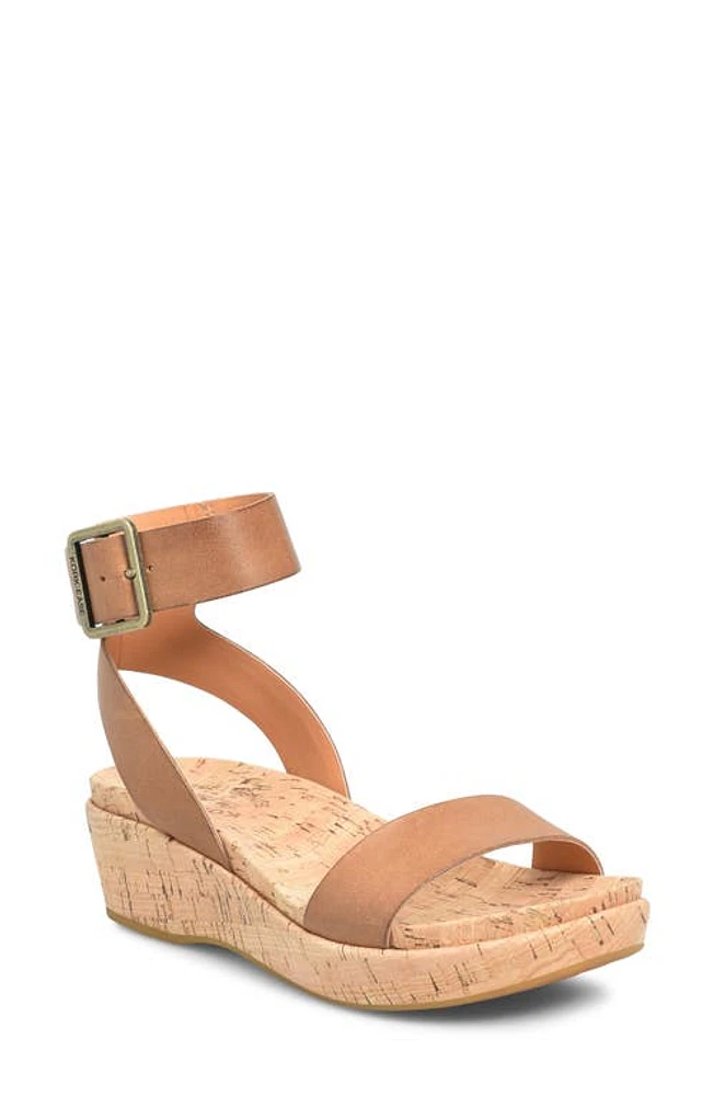 Kork-Ease Mullica Ankle Strap Platform Wedge Sandal Leather at Nordstrom