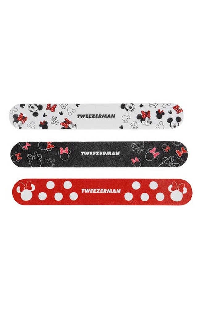 TWEEZERMAN Disney's Mickey Mouse and Minnie Mouse Ear-esistible Nail Files at Nordstrom