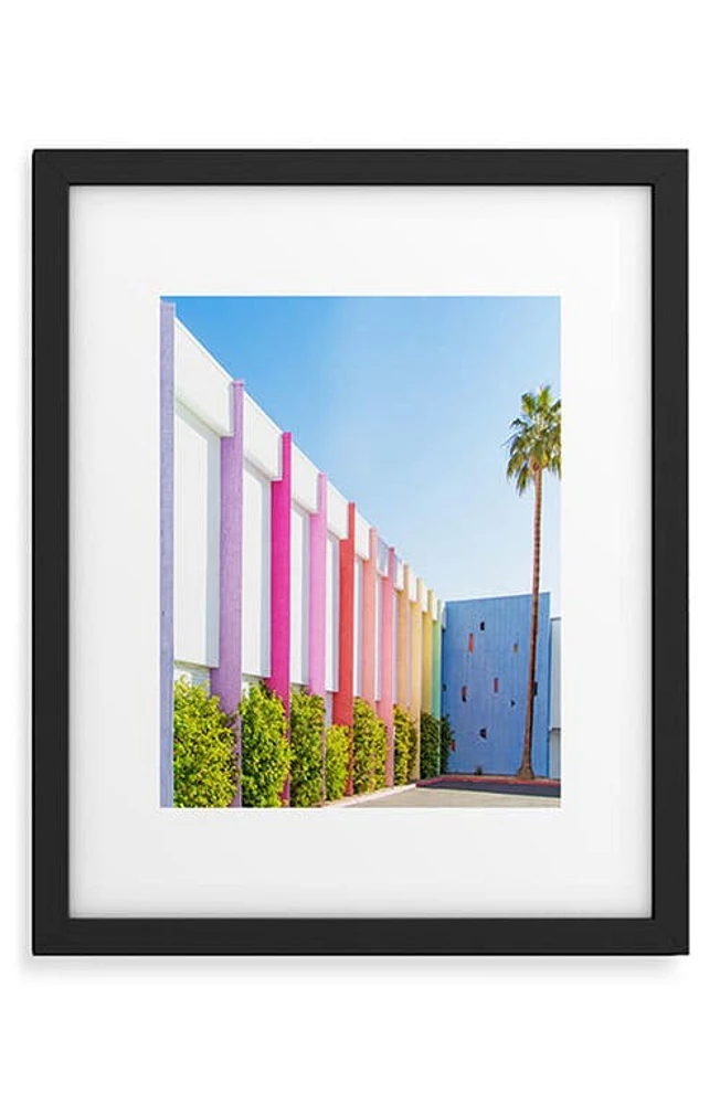 Deny Designs Hue Framed Art Print in Blue at Nordstrom