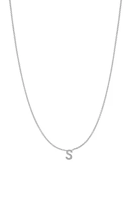 BYCHARI Initial Pendant Necklace in 14K Gold- at Nordstrom