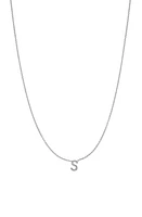 BYCHARI Initial Pendant Necklace in 14K Gold- at Nordstrom