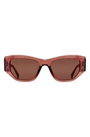 RAEN Ynez 54mm Mirrored Square Sunglasses in Allegra/Teak at Nordstrom