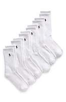 Polo Ralph Lauren Assorted 6-Pack Crew Socks in White at Nordstrom