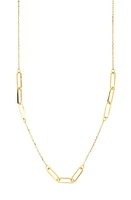 Bony Levy Kids' 14K Gold Link Necklace in Yellow Gold at Nordstrom, Size 15