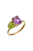 Bony Levy 14K Gold Amethyst & Peridot Ring Yellow at Nordstrom,