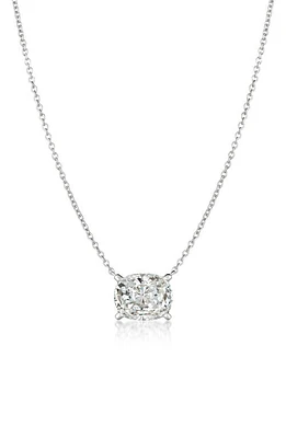 Crislu Cubic Zirconia Pendant Necklace in Platinum at Nordstrom