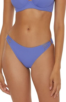 Becca Modern Edge Hipster Bikini Bottoms in Cornflower at Nordstrom, Size X-Small