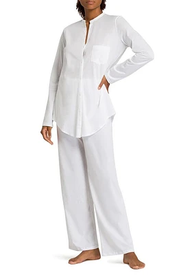 Hanro Cotton Deluxe Pajamas - at Nordstrom,