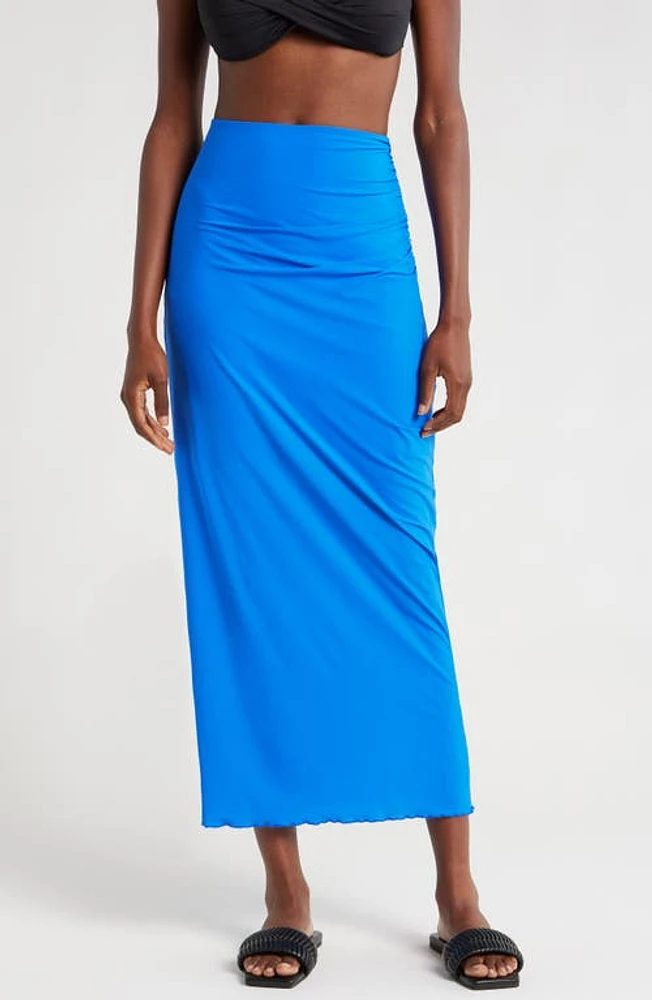 Sweaty Betty Shayla Sculpt Cover-Up Skirt Electric Blue at Nordstrom,