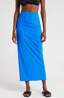 Sweaty Betty Shayla Sculpt Cover-Up Skirt Electric Blue at Nordstrom,