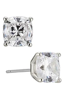 Nadri Modern Luv Cubic Zirconia Stud Earrings in Rhodium at Nordstrom