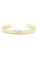 Brook and York Personalized Name Cuff in Gold at Nordstrom