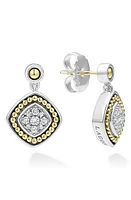 LAGOS Rittenhouse Diamond Pavé Drop Earrings in Silver at Nordstrom