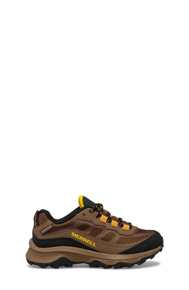 Merrell Kids' Moab Speed Low Waterproof Sneaker Walnut at Nordstrom, M