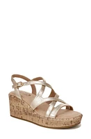 LifeStride Bailey Wedge Sandal Platino at Nordstrom,