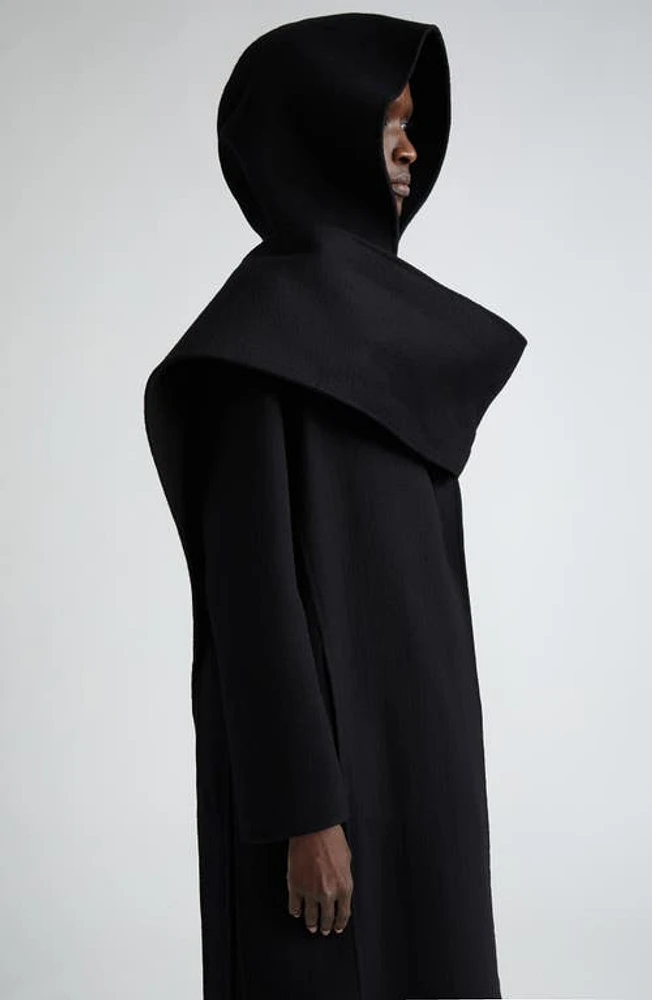 The Row Dodi Hooded Cashmere Scarf in Black at Nordstrom