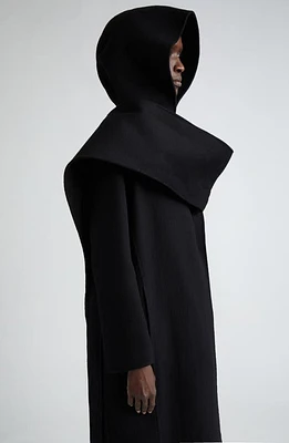 The Row Dodi Hooded Cashmere Scarf in Black at Nordstrom