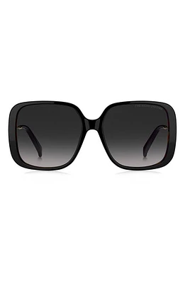 Marc Jacobs 57mm Square Sunglasses in Black/Grey Shaded at Nordstrom