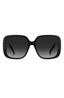 Marc Jacobs 57mm Square Sunglasses in Black/Grey Shaded at Nordstrom