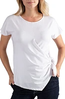 Cache Coeur Capucin Maternity/Nursing Wrap Top White at Nordstrom,