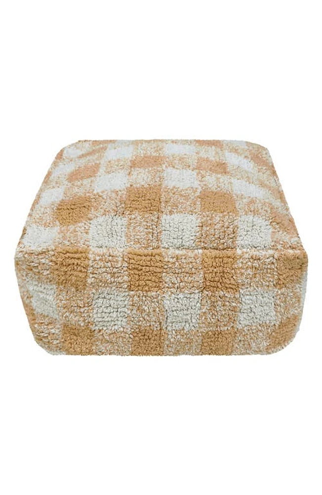 Lorena Canals Vichy Pouf in Honey at Nordstrom