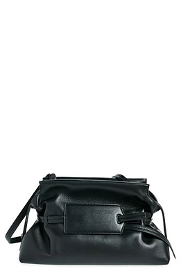 Off-White Zip Tie Leather Crossbody Bag in Black at Nordstrom